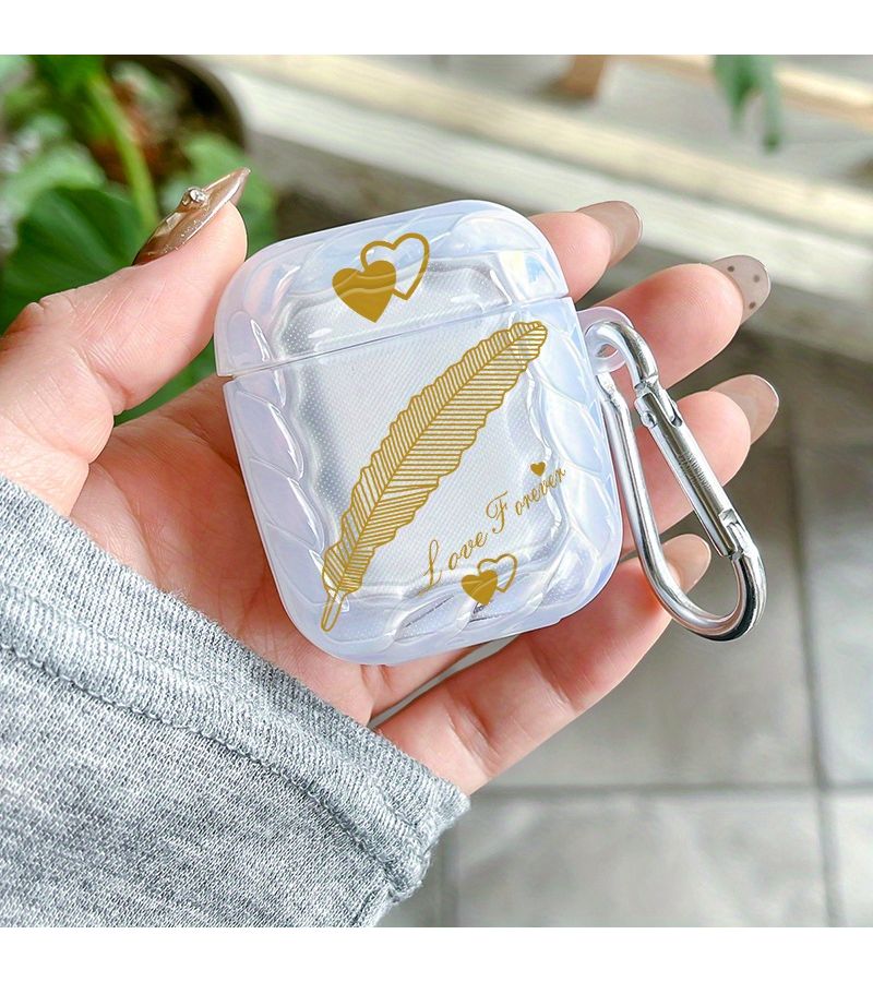 Transparent Wave Texture Shockproof Case For AirPods 3 - Image 4
