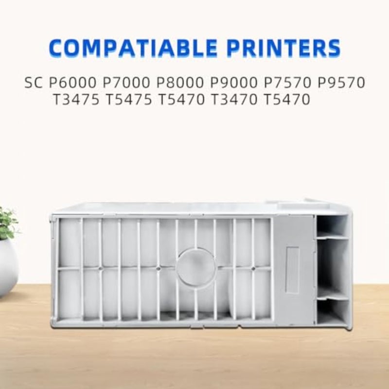 خزان صيانة الحبر T-6997 لطابعات Epson SureColor، بلاستيك ABS، أسود، تصميم عالي السعة مانع للتسرب - Image 3