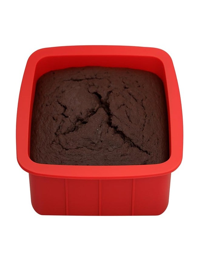 Esslly Cake Silicone Mould (6 x 2½ inch Square) | 500g | Premium Food-Grade | Multipurpose for Baking, Soap, Chocolate, Candle Making | BPA-Free, Non-Toxic | Made in India - Image 5