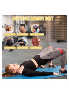 MMG Resistance Bands Set, 5pcs Assorted Pounds Strength Training Exercise Resistance Loops Stretch Bands, Gym Fitness Yoga Workout Resistance Loops Bands for Arm Legs and hips  - Image 4