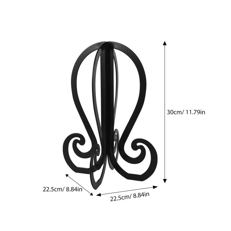 Portable Lightweight Wig Display Stand Plastic Holder For Styling Drying Travel Shop Use - Image 3