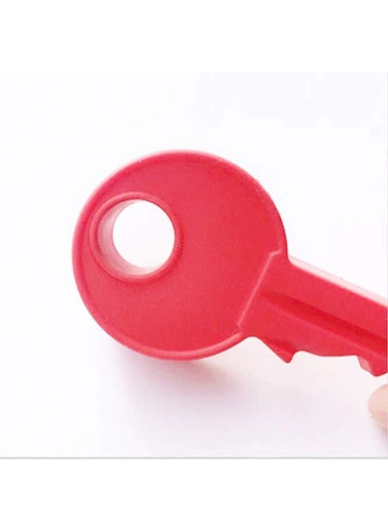 Prostuff.in Prostuffin 2 Pcs NonSlip Door Open Flexible Protector Key Shape Door Stopper Multi Color  - Image 5