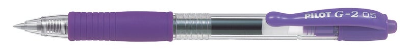 Pilot G2 Gel Ink Pen, Purple 0.5, Pack of 12 - Image 2