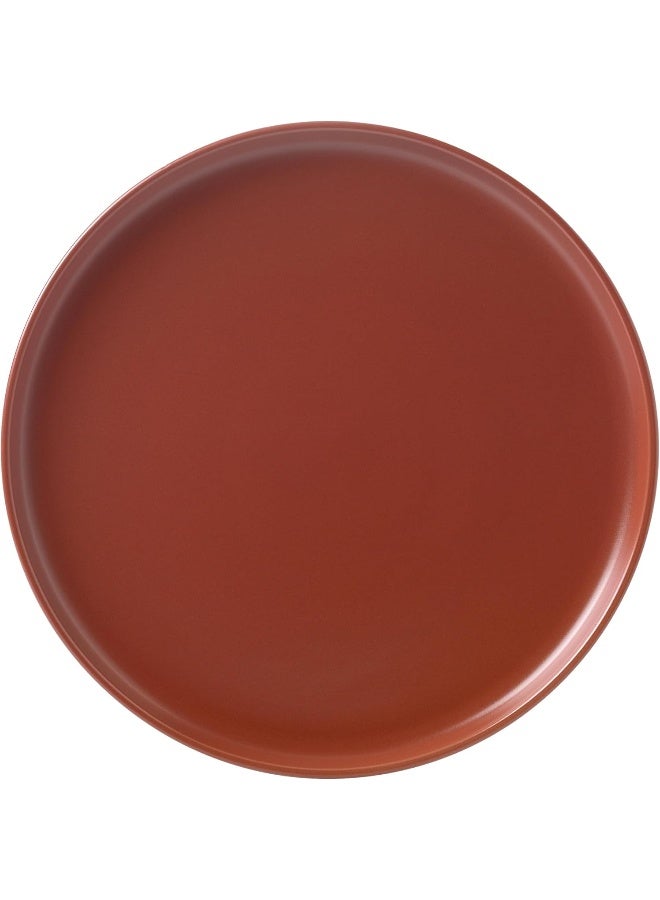 Lorren Home Trends Red Stoneware Dinnerware Set 16 Piece Service for 4 Microwave and Dishwasher Safe - Image 4