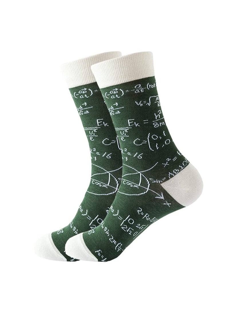 Men's Colorful Dress Socks Novelty Funny Fancy Funky Patterned Crew Sock Casual Crazy for Men  - Image 3