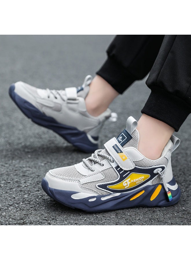 NIBEMINENT Kids Cartoon Sports Skate Shoes Lightweight for Easy Wear Children's Outdoor Casual Sneakers Non-Slip Sole - Image 2