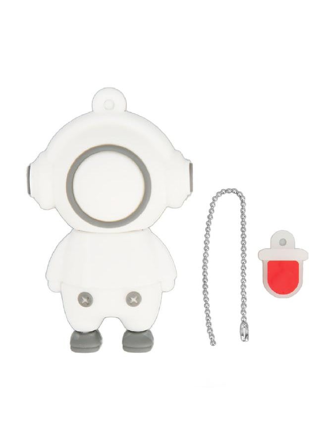 Thoraya PVC Music Man Cartoon USB Flash Drive Car High Speed USB Flash Drive White 64G  - Image 1