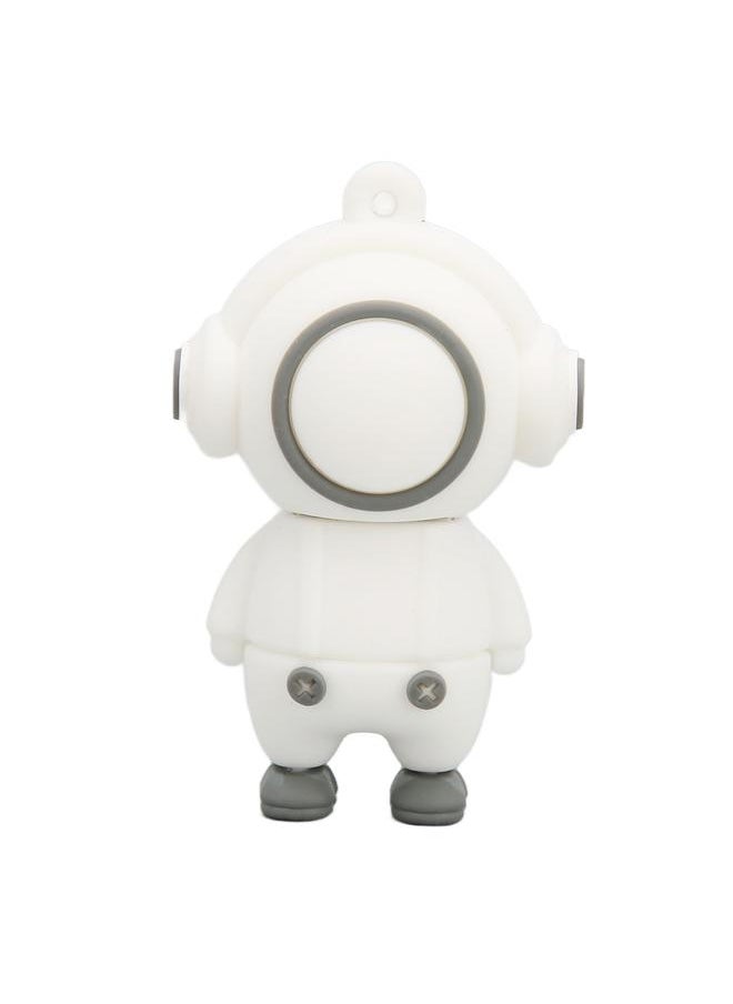 Thoraya PVC Music Man Cartoon USB Flash Drive Car High Speed USB Flash Drive White 64G  - Image 4