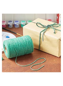 Green Cotton Twine Jute String for Crafts, 2 mm Thickness, 200 Metres Long - pzsku/Z10A156601D23320637B1Z/45/_/1735658028/7bb34cd0-66b5-48e7-9c1a-17d595dcd1f7