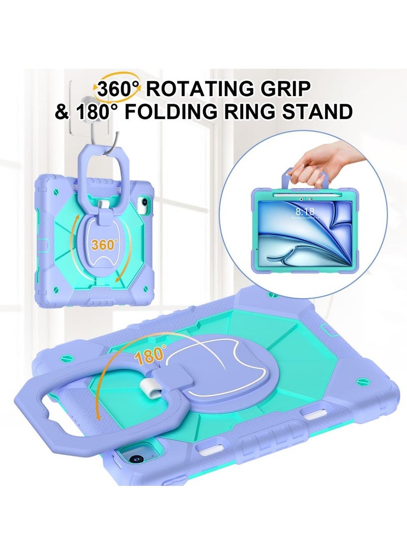 GUDOO حافظة لجهاز iPad Air 11 إنش 2024 مع حامل للقلم، مقاومة قوية للصدمات، غطاء واقي للجهاز اللوحي - Image 2