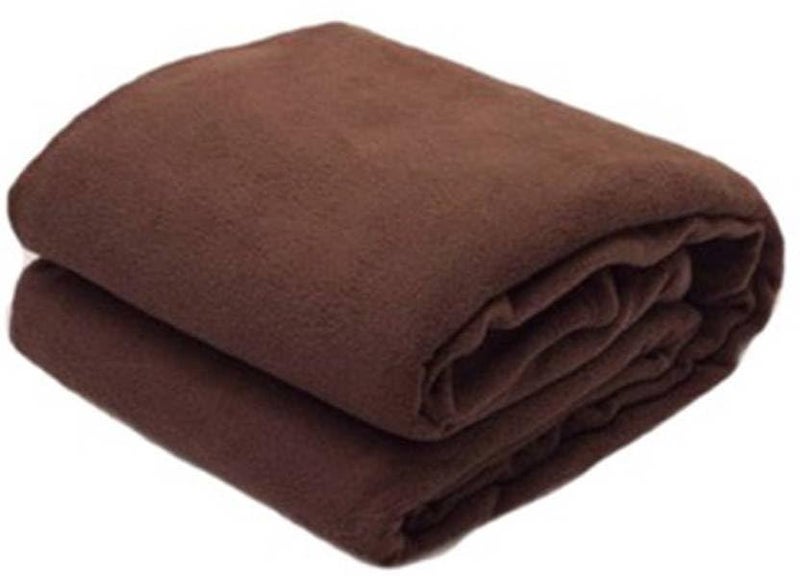 Goyal's ® Single Fleece Blanket Coffee Set of 2 - Image 3