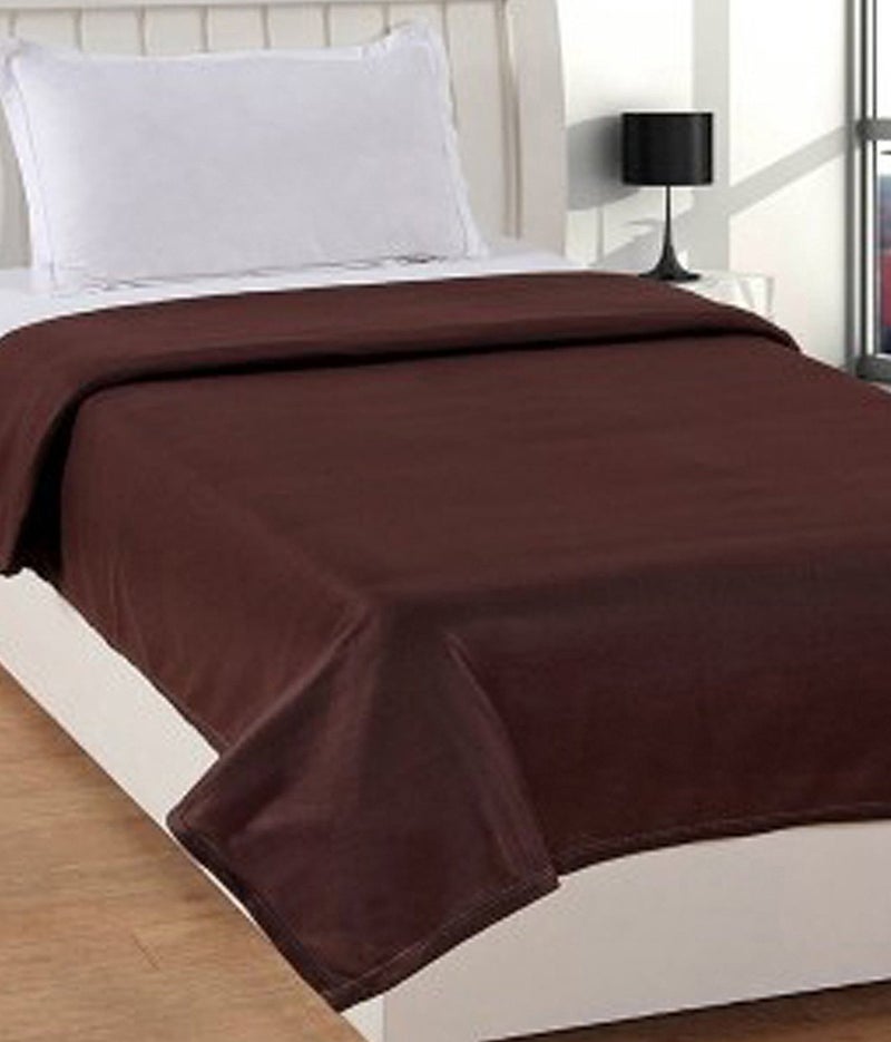 Goyal's ® Single Fleece Blanket Coffee Set of 2 - Image 2