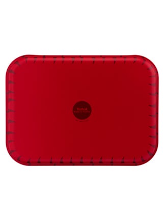 TEFAL صينية خبز | طبق فرن Les Spécialistes | 27x37 سم | طلاء غير لاصق | ألومنيوم | توزيع حرارة | سهولة التنظيف | أحمر | صنع في فرنسا | ضمان لمدة سنتين | J5714882 - view 3