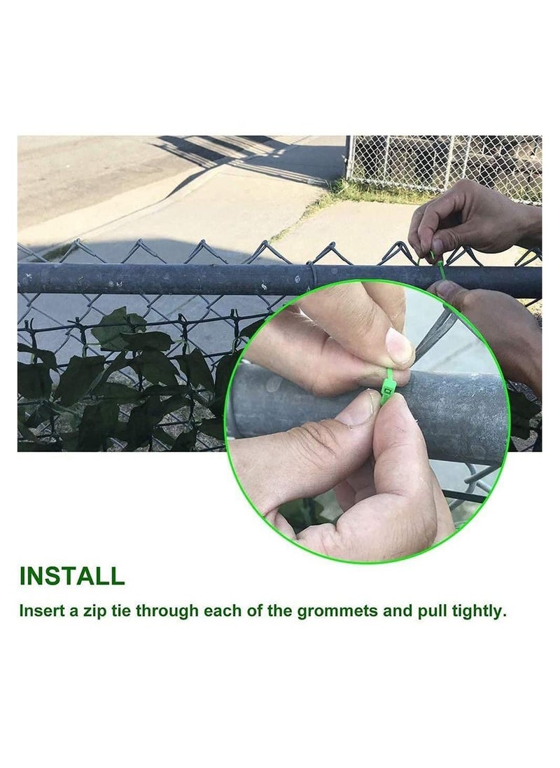 LINGWEI Artificial Faux Ivy Leaf Wall Grass Privacy Hedges Fence Screen Plastic Plant Fake Grass For Indoor Outdoor Balcony Garden Decoration(100x300cm)  - Image 4