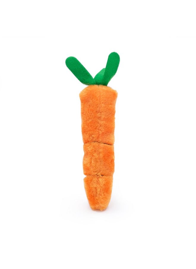 ZippyPaws - ZippyClaws Kickerz - Catnip Toys for Cats & Kittens, Designed to Satisfy Hunting Behaviors and Encourage Playtime Fun, Perfect for Wrestling, Batting, and Bunny Kicking - Carrot - Image 1