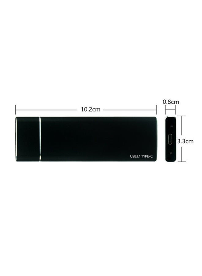 Portable Mobile Hard Disk SSD High-speed Mobile Solid State Disk 16TB 8TB 2TB USB3.1-Capacity:128tb Cross-border-Interface:Silver - Image 1