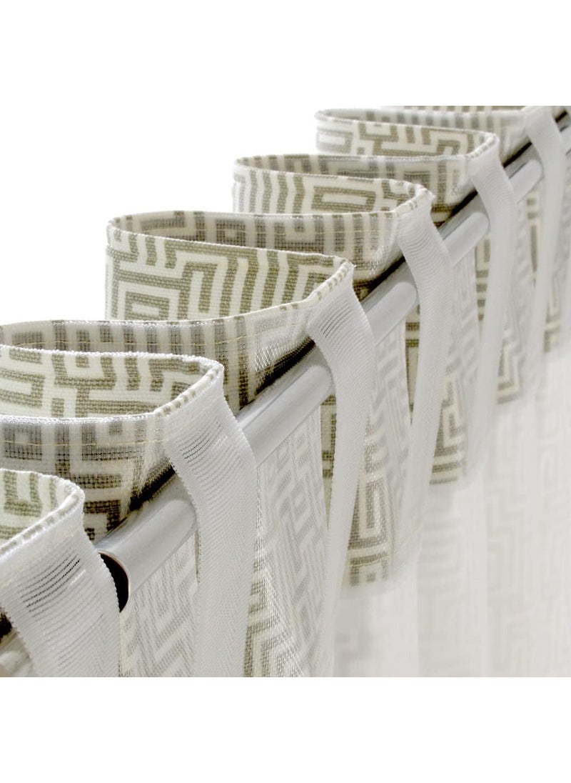 Dritz Dritz Home 44500 Woven Rod Loop Tape 4Inch x 6Yards White  - Image 3