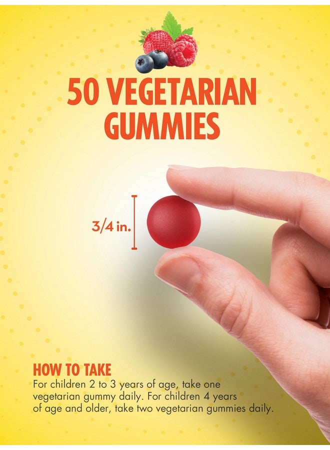 Sundance Kid's Multivitamin Gummies | 50 Count | Mixed Berry Flavor | Vegetarian, Non-GMO, and Gluten Free Supplement - Image 4