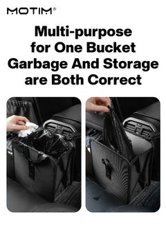 Foldable Car Trash Can, Hanging Car Trash Bag Car Waste Basket Collapsible Car Garbage Bin, Oxford Car Travel Storage Box Bag with 2 Roll Trash Bags - pzsku/Z10A1B69DB1C493E84200Z/45/_/1736390747/cb791496-e5a0-4d08-b84e-38c92a1618ee