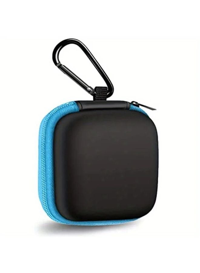 Orange EVA Hard Case Storage Bag For Headphones Earbuds SD Cards Camera Chips - Image 5
