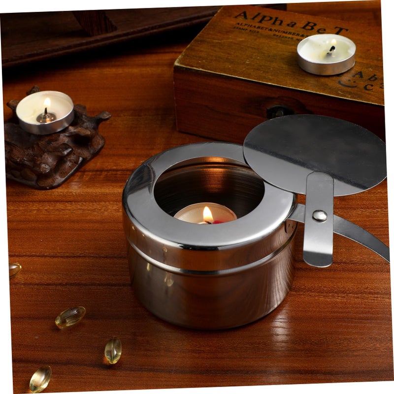 Stainless Steel Chafing Fuel Holder With Cover 2PCS For Buffet Party Events - Image 4