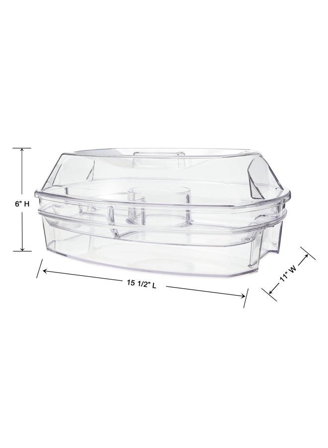 PRODYNE Ice Party Platter, 15 1/2" x 11" x 6", Clear - Image 3