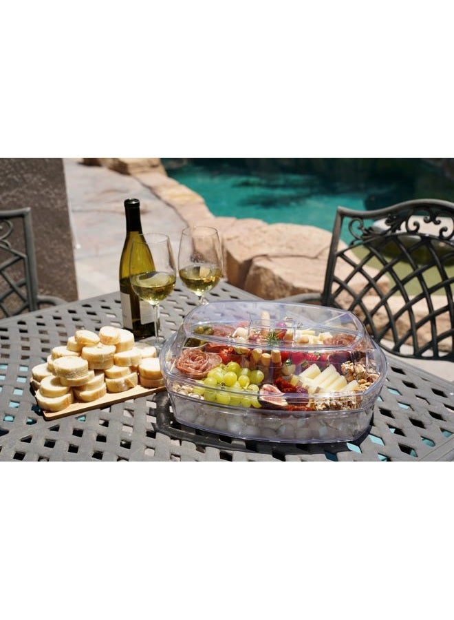 PRODYNE Ice Party Platter, 15 1/2" x 11" x 6", Clear - Image 5