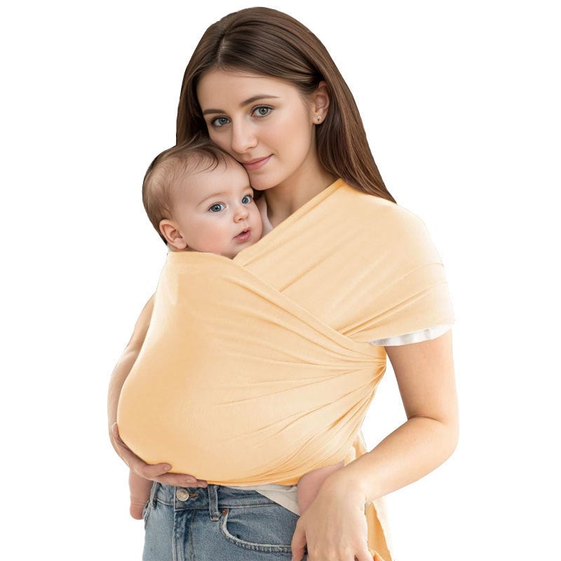 Baby Carrier: Ginger Yellow - Multi-functional Front & Wrap-style Carry - Durable Safety-focused Carrier for Parents Traveling Locally or Internationally - Image 1