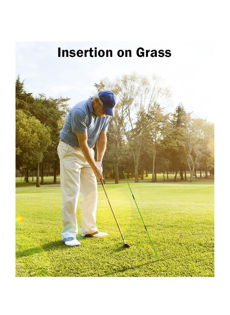 SYOSI Golf Alignment Sticks, Collapsible Golf Practice Rods for Aiming, Putting, Full Swing Trainer, Posture Corrector with Clear Tube Case, Portable Golf Training Equipment, Golf Training Aid(2 Pack)  - Image 2