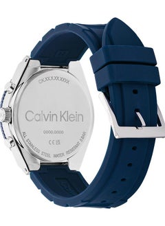 CALVIN KLEIN ساعة يد من السيليكون على شكل تونيو بعقارب للرجال 25200307 - 44.3 ملم  - Image 2