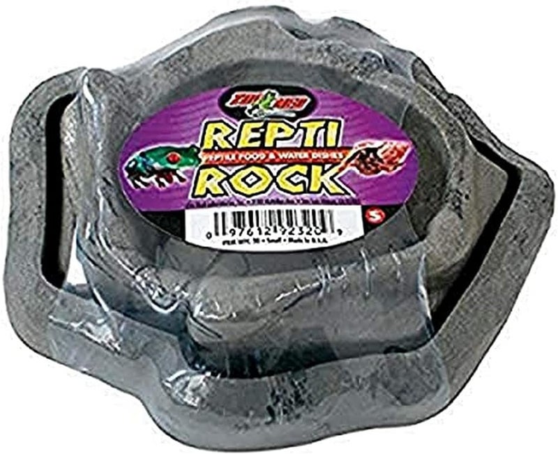 Zoo Med Repti Rock Food and Water Dish for Reptiles and Amphibians - Image 1