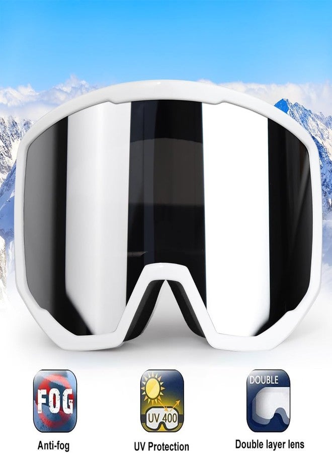 EXP VISION Ski/Snowboard Goggles for Men Women, OTG Snow Goggles Anti Fog UV Protection - Image 4