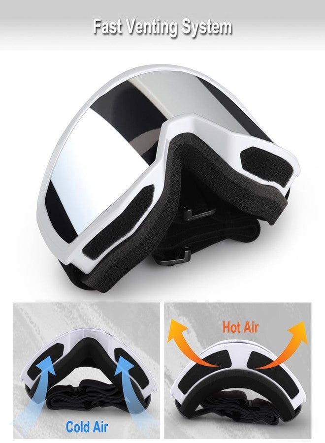 EXP VISION Ski/Snowboard Goggles for Men Women, OTG Snow Goggles Anti Fog UV Protection - Image 5
