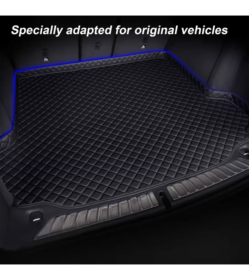 Deepal G318 2024 Full Cover Cargo Trunk Liner Black PU Leather All Weather Rear Luggage Mat Pet Safety Protection Car Accessories Easy To Install And Remove Clean - Image 3