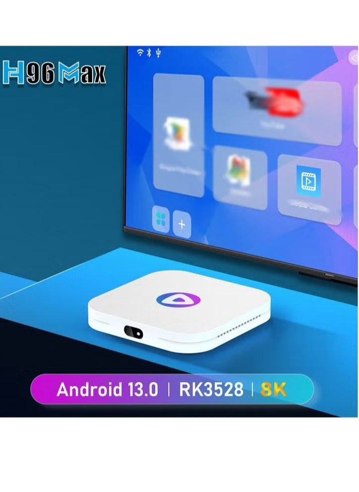 H96 Max - M1 Android 13.0 quad core 64 bit Mali-450 8K Hdr Wifi 2.4GHz 5.8GHz Bluetooth 5.0 set-top box - Image 1