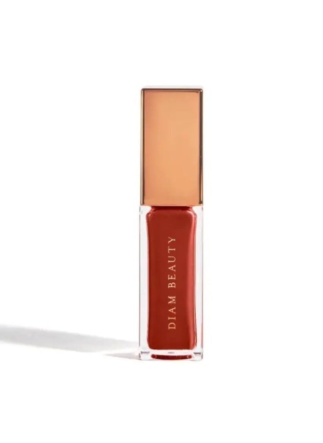 DIAM BEAUTY - Cheeky Affair Liquid Blush - Rustic Rouge (Rust Red) - 10.4ml - Unisex Face Makeup Blush w/ Hydrating & 12-Hour Long Lasting Formula - Blush for Cheeks w/ One Dot Pigment & Non Comedogenic - Image 1