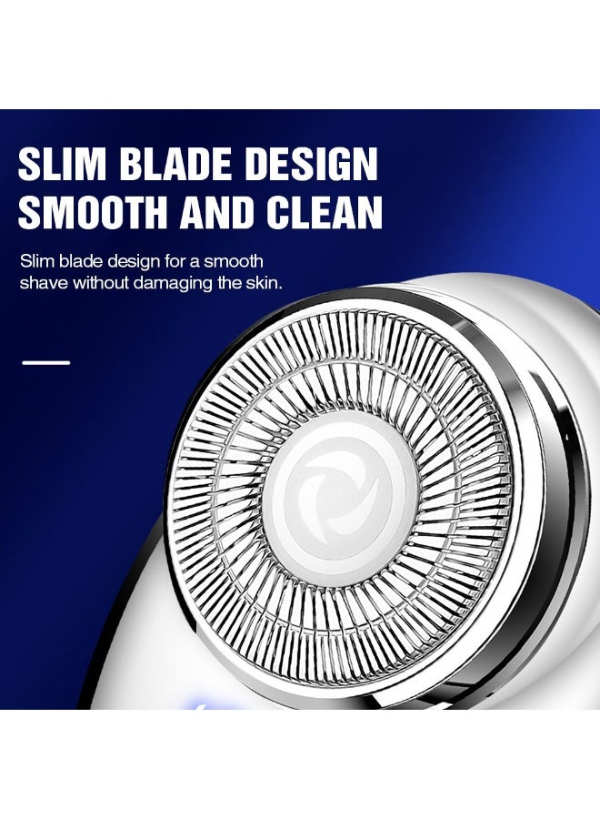 MYCANDY SH-E100 Electric Shaver | 2W Power | Compact & Portable | Comfortable Shaving | Blue - Image 4
