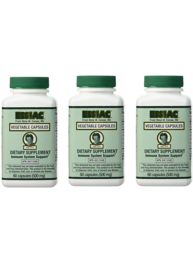 Essiac Vegetable Caps 60 Caps x 3 (180 Caps)