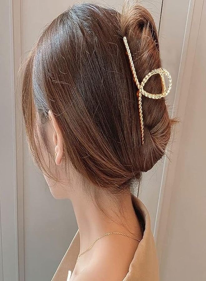 RHOSYN HAIR ACCESSORIES 2 Pieces Large Claw Clips For Thick Heavy Hair Nonslip Clutchers Barrettes Ponytail Holder Wide-open Hair Clips for Women Girls - Feel Free With Latest Clip - Image 5