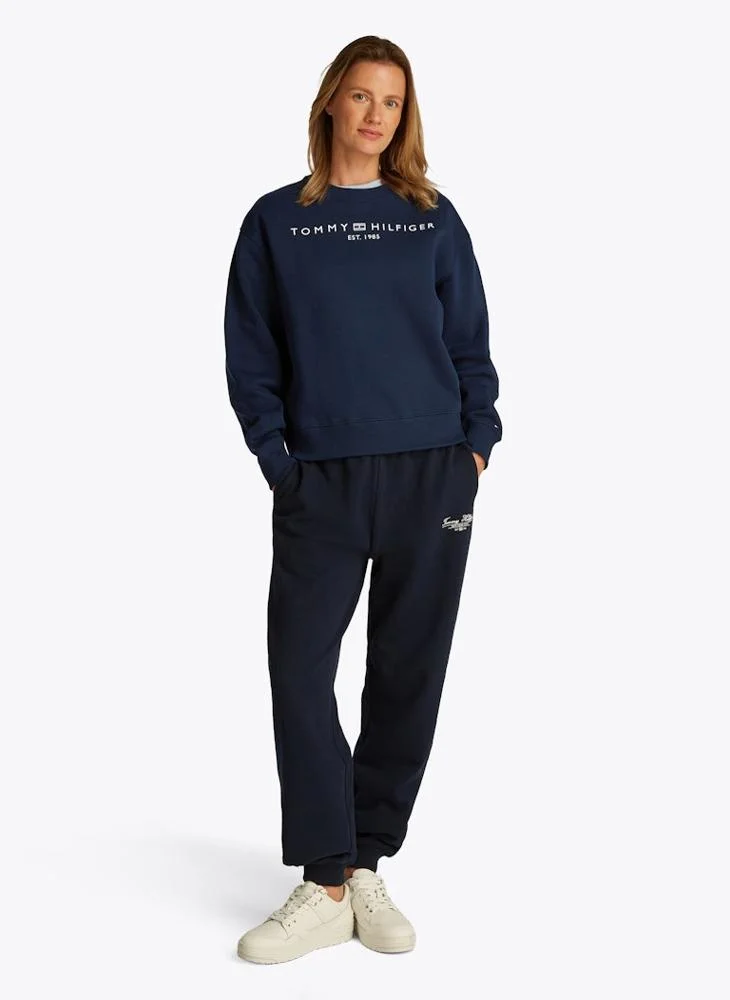 TOMMY HILFIGER Crew Neck Logo Sweatshirt