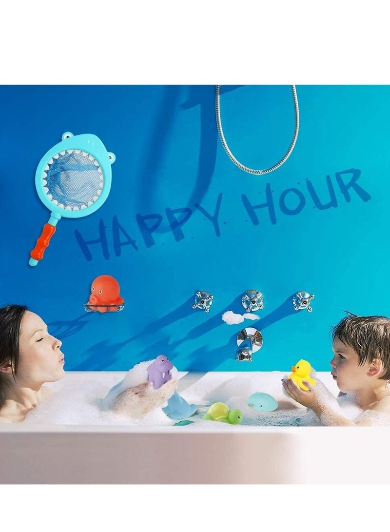 YelaJoy 7Pcs Baby Bath Toys with Spray, Sounds, Color Changing Toddler Bathtub Toys - Image 2