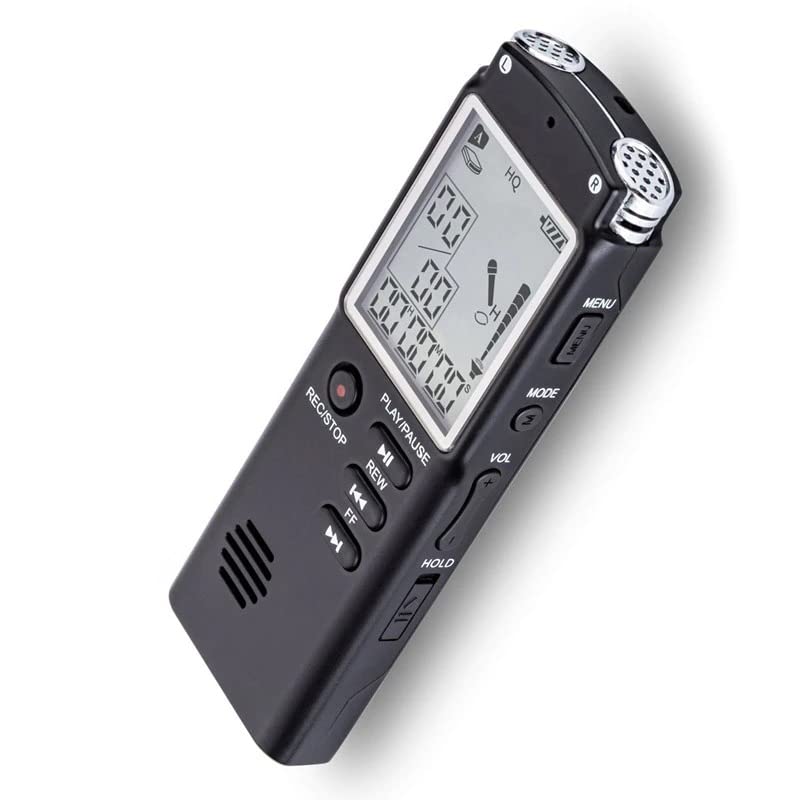 Smars® Professional Digital Voice Recorder | Portable Audio Recorder with Display | Built-in 8GB Storage with HD Recording - Image 2
