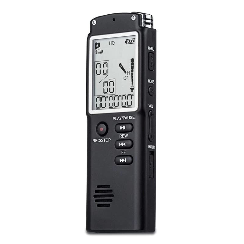 Smars® Professional Digital Voice Recorder | Portable Audio Recorder with Display | Built-in 8GB Storage with HD Recording - Image 1
