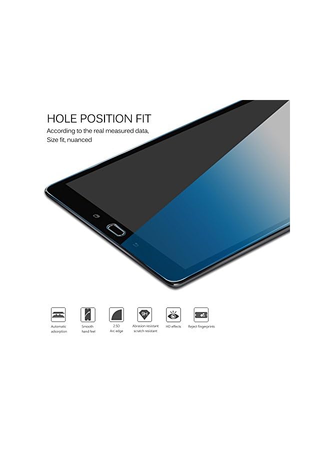 PROMASS واقي شاشة زجاجي مقاوم للخدش فائق الوضوح لجهاز Samsung Galaxy Tab A 2016 مقاس 10.1 بوصة (Sm T580-T585) من الزجاج المقوى لجهاز Galaxy Tab A 10.1 2016 - Image 3