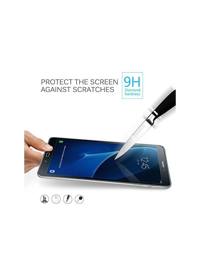 PROMASS واقي شاشة زجاجي مقاوم للخدش فائق الوضوح لجهاز Samsung Galaxy Tab A 2016 مقاس 10.1 بوصة (Sm T580-T585) من الزجاج المقوى لجهاز Galaxy Tab A 10.1 2016 - Image 4