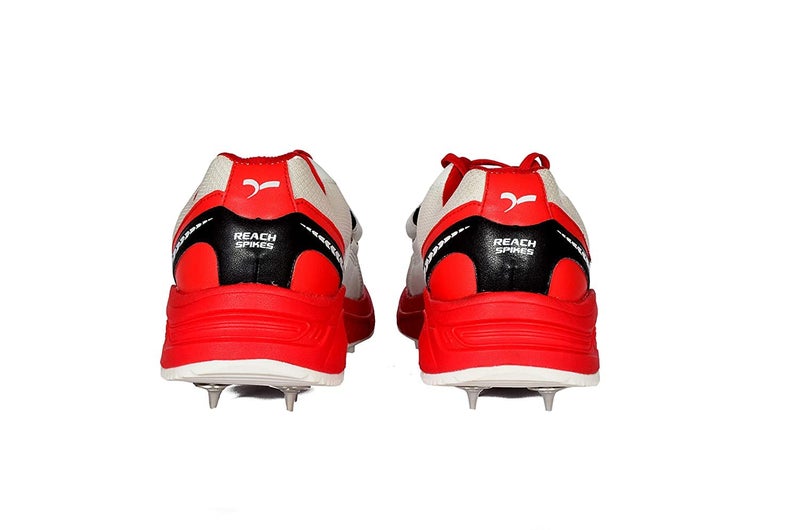 SEGA Men's Reach Spikes Cricket Shoes by Star Impact Pvt. Ltd (Numeric 9, White) - Image 5