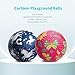 ZOOJOY Pack of 2 Cartoon Playground Balls Balls for Toddler 312 85 Rubber Ball Bouncy Kickball Indoor Outdoor Game Toys for Boys Girls with Pump - Image 3