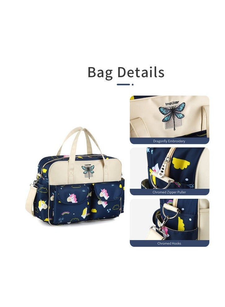 انسولار حقيبة حفاضات متعددة الوظائف من 3 قطع - Image 4