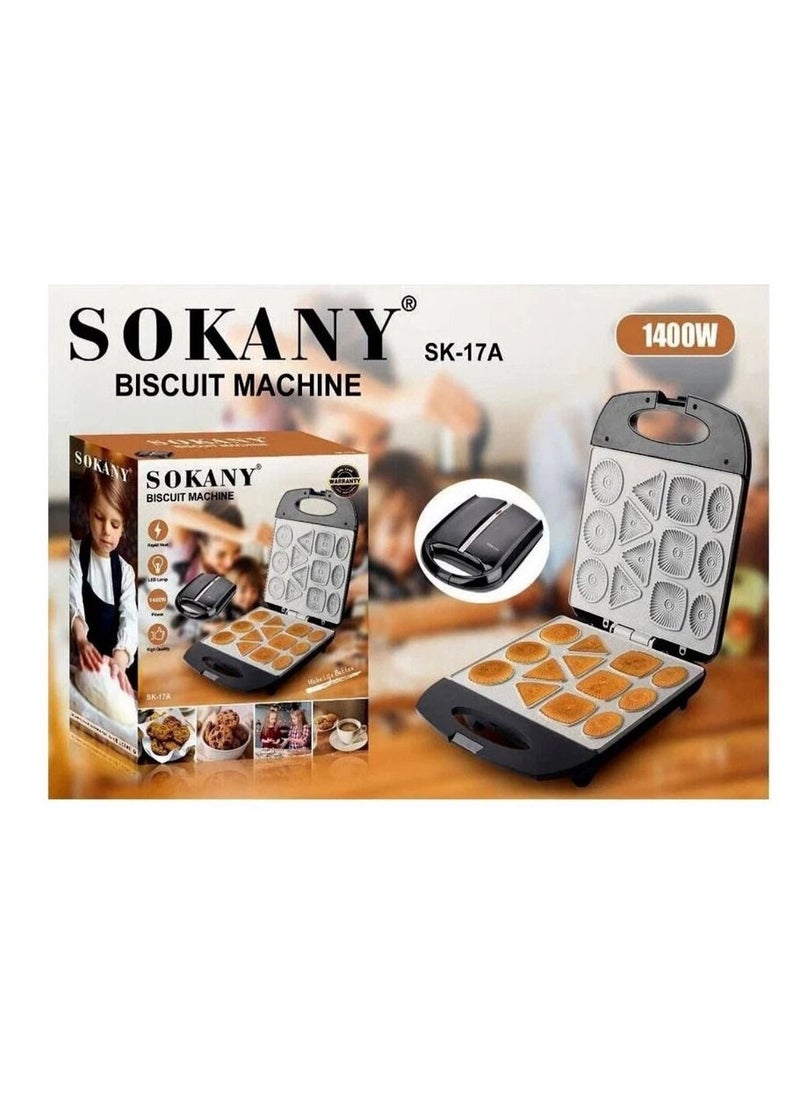سوكاني Sk-17A آلة بسكويت 1400 واط غير لاصقة  - Image 1