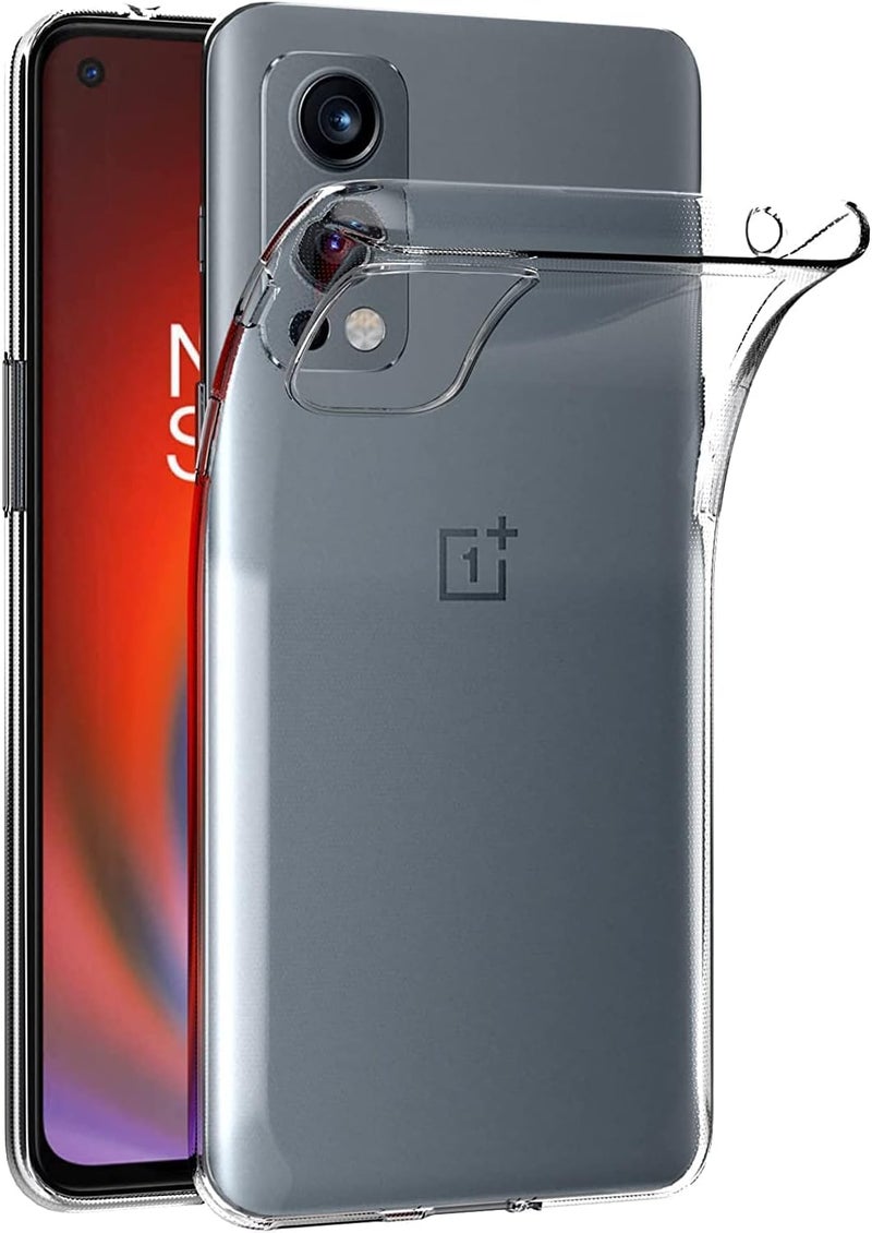 Nishtech غطاء خلفي شفاف هجين رقيق مضاد للغبار مع حماية الكاميرا لهاتف OnePlus Nord 2T 5G (2022) - Image 1